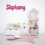 Custom Name BlackChancery Font Wall Decal Vinyl Sticker
