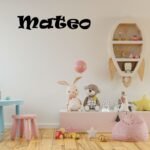 Custom Name Snap ITC Font Wall Decal Vinyl Sticker