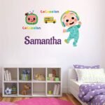 Baby Shark Custom Name Wall Decal Vinyl Sticker