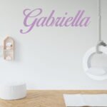 Custom Name Snap ITC Font Wall Decal Vinyl Sticker