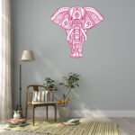Mandala Owl Open wings 3D Art Wall Decal Vinyl Sticker