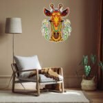 Mandala Elephant 3D Art Wall Decal Vinyl Sticker