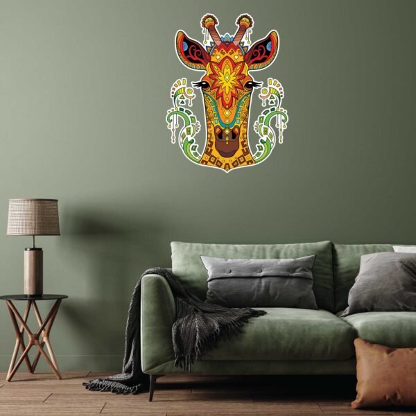 Mandala Giraffa 3D Art Wall Decal Vinyl Sticker
