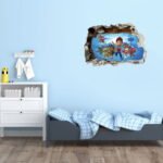 Rainbow Name and Initial Wall Decal Vinyl Sticker