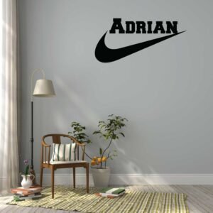 Nike Custom Name Logo Wall Decal Vinyl Sticker