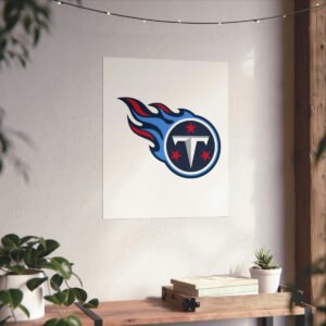 NFL Team Logos Tennessee Titans Painting Bedroom Living Room Wall Art Décor Matte Vertical Posters
