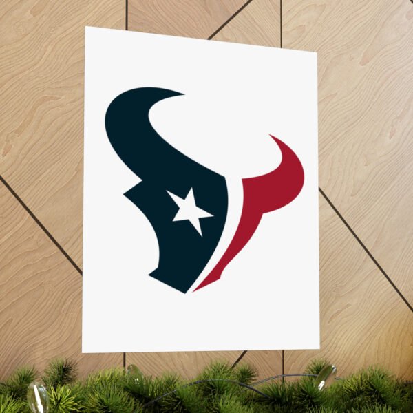 NFL Team Logos Houston Texans Painting Bedroom Living Room Wall Art Décor Matte Vertical Posters