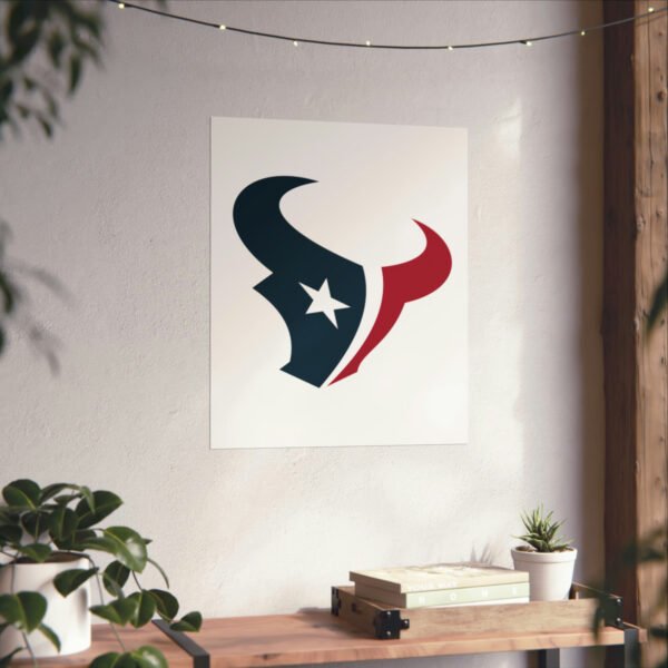 NFL Team Logos Houston Texans Painting Bedroom Living Room Wall Art Décor Matte Vertical Posters