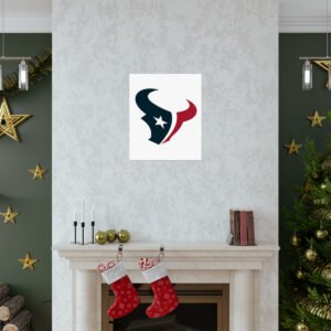NFL Team Logos Houston Texans Painting Bedroom Living Room Wall Art Décor Matte Vertical Posters