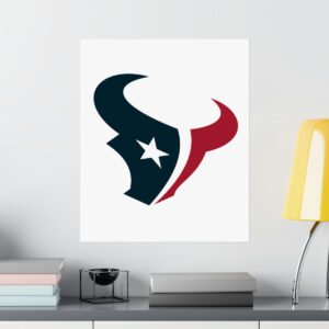 NFL Team Logos Houston Texans Painting Bedroom Living Room Wall Art Décor Matte Vertical Posters