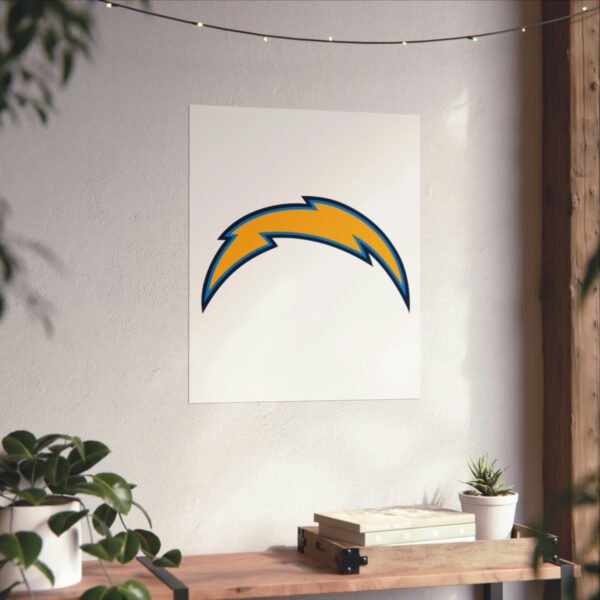 NFL Team Logos Los Angeles Chargers Painting Bedroom Living Room Wall Art Décor Matte Vertical Posters