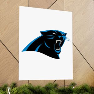 NFL Team Logos Carolina Panthers Painting Bedroom Living Room Wall Art Décor Matte Vertical Posters