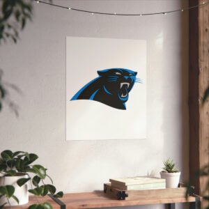 NFL Team Logos Carolina Panthers Painting Bedroom Living Room Wall Art Décor Matte Vertical Posters