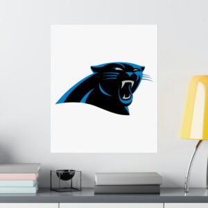 NFL Team Logos Carolina Panthers Painting Bedroom Living Room Wall Art Décor Matte Vertical Posters