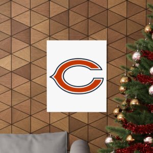 NFL Team Logos Chicago Bears Painting Bedroom Living Room Wall Art Décor Matte Vertical Posters