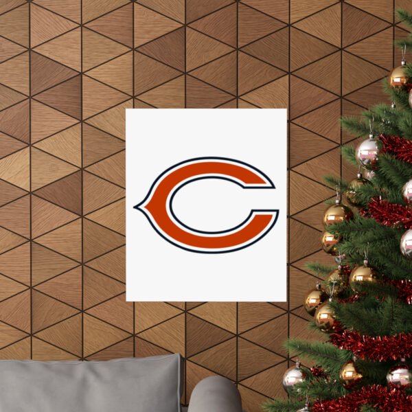 NFL Team Logos Chicago Bears Painting Bedroom Living Room Wall Art Décor Matte Vertical Posters