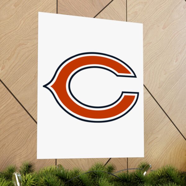 NFL Team Logos Chicago Bears Painting Bedroom Living Room Wall Art Décor Matte Vertical Posters
