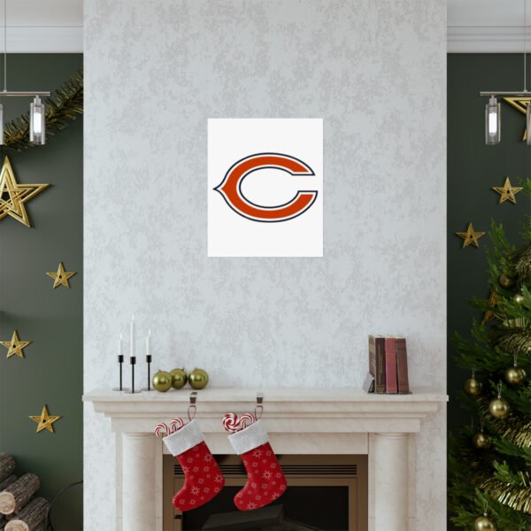 NFL Team Logos Chicago Bears Painting Bedroom Living Room Wall Art Décor Matte Vertical Posters