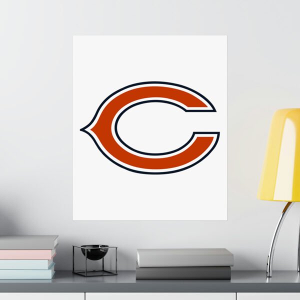NFL Team Logos Chicago Bears Painting Bedroom Living Room Wall Art Décor Matte Vertical Posters