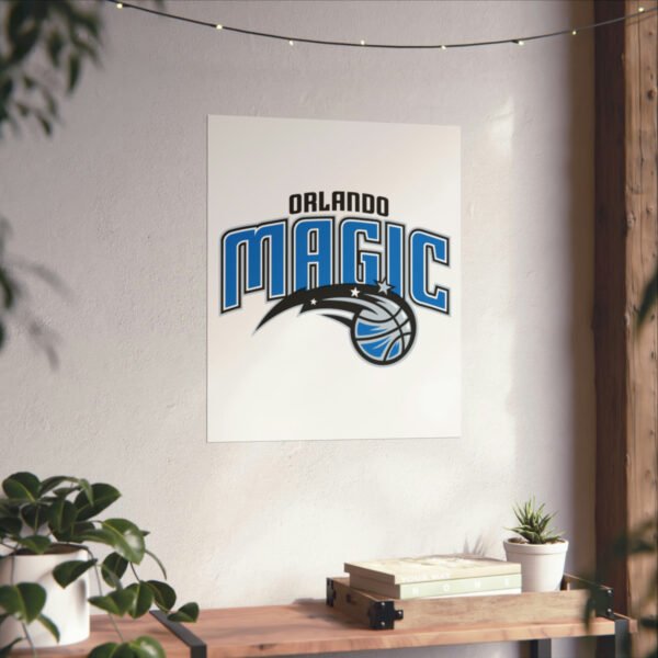 NBA Team Logos Orlando Magic Painting Bedroom Living Room Wall Art Décor Matte Vertical Posters
