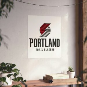 NBA Team Logos Portland Trail Blazers Painting Bedroom Living Room Wall Art Décor Matte Vertical Posters