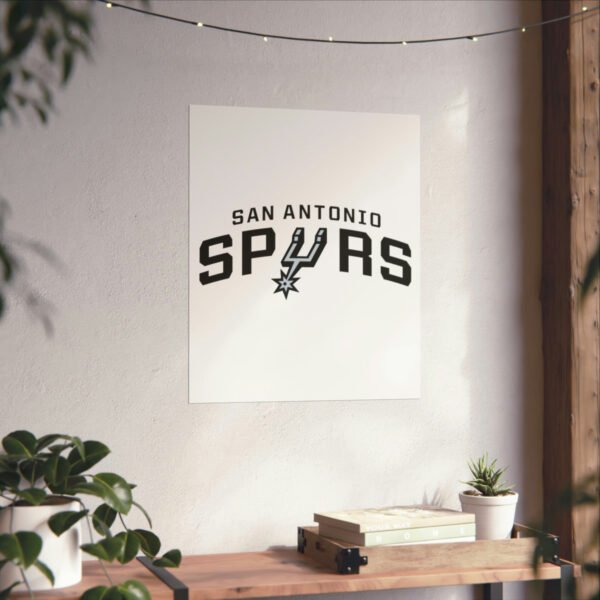 NBA Team Logos San Antonio Spurs Painting Bedroom Living Room Wall Art Décor Matte Vertical Posters