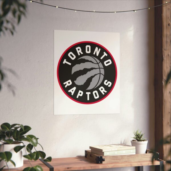 NBA Team Logos Toronto Raptors Painting Bedroom Living Room Wall Art Décor Matte Vertical Posters