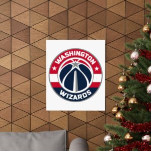 NBA Team Logos Washington Wizards Painting Bedroom Living Room Wall Art Décor Matte Vertical Posters
