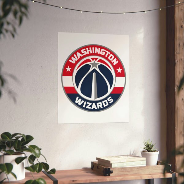 NBA Team Logos Washington Wizards Painting Bedroom Living Room Wall Art Décor Matte Vertical Posters