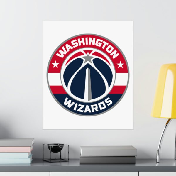 NBA Team Logos Washington Wizards Painting Bedroom Living Room Wall Art Décor Matte Vertical Posters