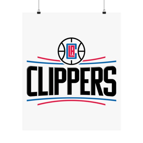 NBA Team Logos LA Clippers Painting Bedroom Living Room Wall Art Décor Matte Vertical Posters