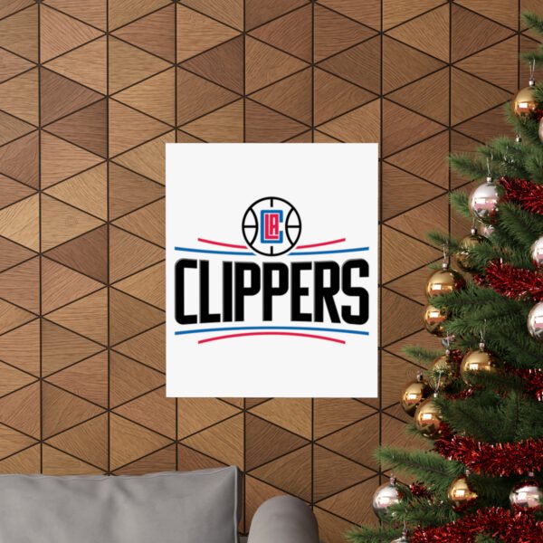 NBA Team Logos LA Clippers Painting Bedroom Living Room Wall Art Décor Matte Vertical Posters