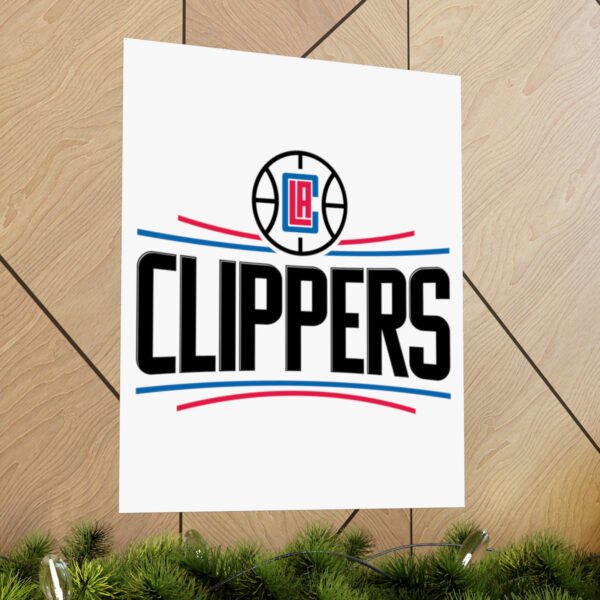 NBA Team Logos LA Clippers Painting Bedroom Living Room Wall Art Décor Matte Vertical Posters