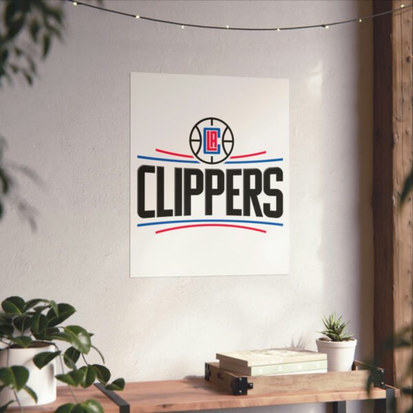 NBA Team Logos LA Clippers Painting Bedroom Living Room Wall Art Décor Matte Vertical Posters