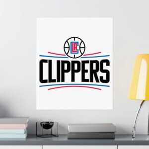NBA Team Logos LA Clippers Painting Bedroom Living Room Wall Art Décor Matte Vertical Posters