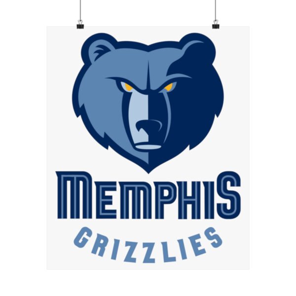 NBA Team Logos Memphis Grizzlies Painting Bedroom Living Room Wall Art Décor Matte Vertical Posters