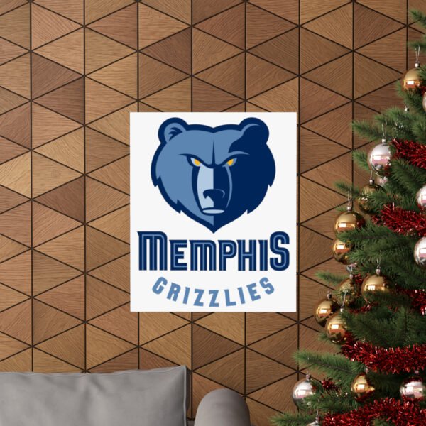 NBA Team Logos Memphis Grizzlies Painting Bedroom Living Room Wall Art Décor Matte Vertical Posters