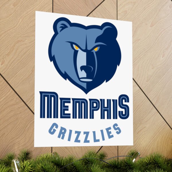 NBA Team Logos Memphis Grizzlies Painting Bedroom Living Room Wall Art Décor Matte Vertical Posters