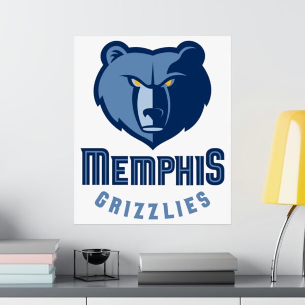 NBA Team Logos Memphis Grizzlies Painting Bedroom Living Room Wall Art Décor Matte Vertical Posters