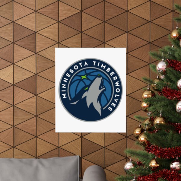 NBA Team Logos Minnesota Timberwolves Painting Bedroom Living Room Wall Art Décor Matte Vertical Posters