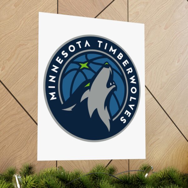NBA Team Logos Minnesota Timberwolves Painting Bedroom Living Room Wall Art Décor Matte Vertical Posters