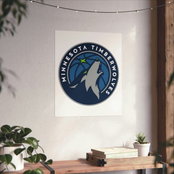 NBA Team Logos Minnesota Timberwolves Painting Bedroom Living Room Wall Art Décor Matte Vertical Posters
