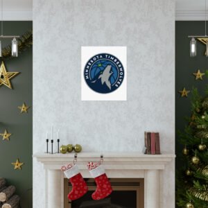 NBA Team Logos Minnesota Timberwolves Painting Bedroom Living Room Wall Art Décor Matte Vertical Posters