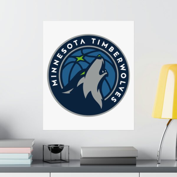 NBA Team Logos Minnesota Timberwolves Painting Bedroom Living Room Wall Art Décor Matte Vertical Posters