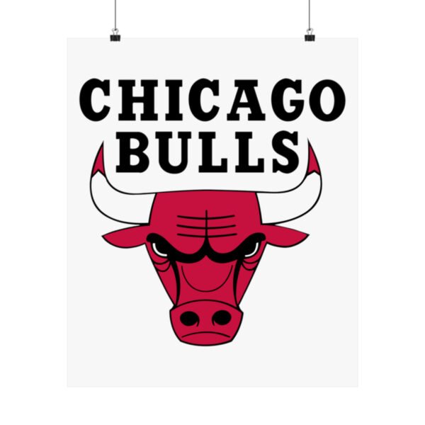 NBA Team Logos Chicago Bulls Painting Bedroom Living Room Wall Art Décor Matte Vertical Posters