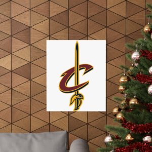 NBA Team Logos Cleveland Cavaliers Painting Bedroom Living Room Wall Art Décor Matte Vertical Posters
