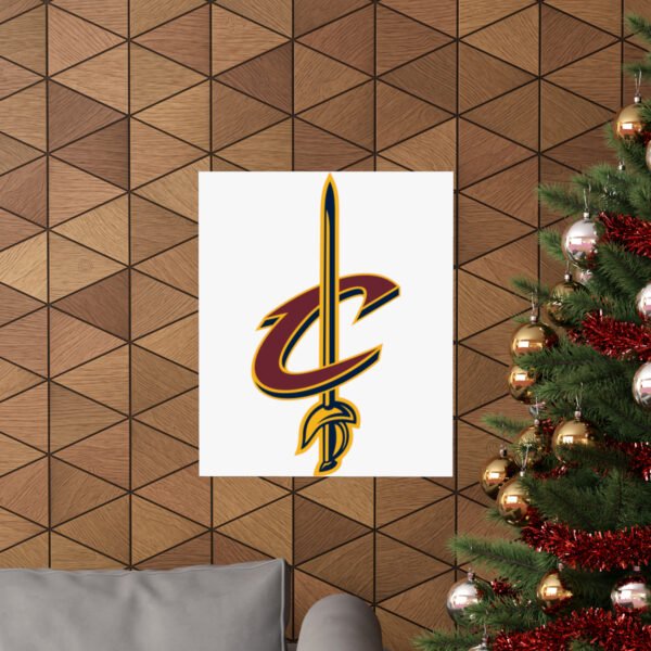 NBA Team Logos Cleveland Cavaliers Painting Bedroom Living Room Wall Art Décor Matte Vertical Posters