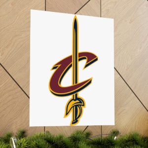 NBA Team Logos Cleveland Cavaliers Painting Bedroom Living Room Wall Art Décor Matte Vertical Posters