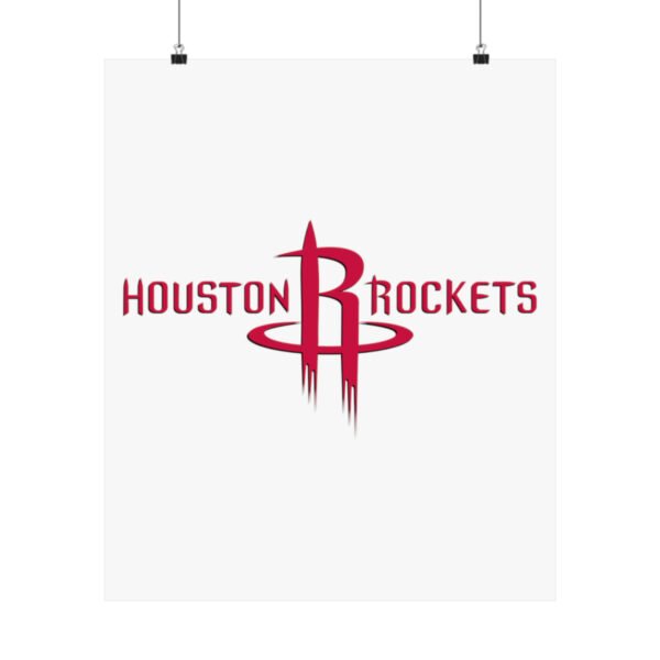 NBA Team Logos Houston Rockets Painting Bedroom Living Room Wall Art Décor Matte Vertical Posters