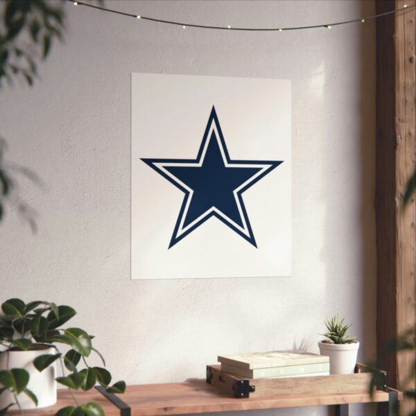 NFL Team Logos Dallas Cowboys Painting Bedroom Living Room Wall Art Décor Matte Vertical Posters